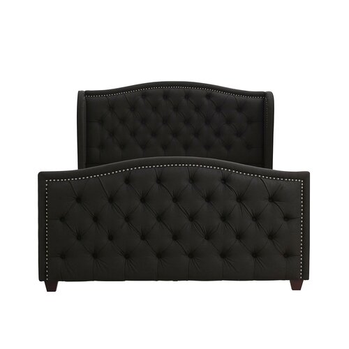 Coleman Upholstered Wingback Bed & Reviews | Birch Lane